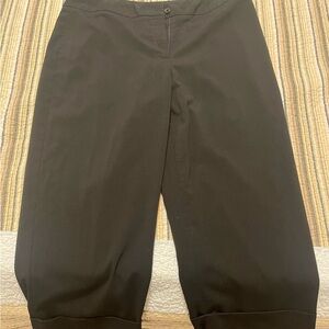 Classic Black Women's Capri Pants